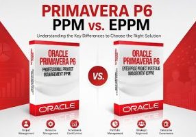 Side-by-side comparison of Oracle Primavera P6 PPM and EPPM editions, highlighting key differences in features and use cases